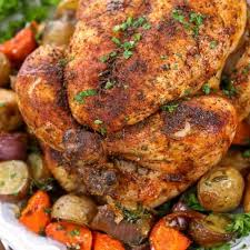 Roast Chicken Vegetables Spend With Pennies Baked Whole Chicken Recipes Whole Chicken Recipes Oven Roast Chicken Recipes