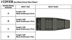 icover jon boat cover water proof heavy duty trailerable