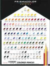 Prisma Color Pencil Chart University Of Fashion