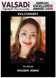 VLresults #VLAnnualAwards2024 Annual Excellence Award for the year 2024 .  Special Contest Award for the year 2024 category #VLCOOKERY2024 Winners are  Khushi Joshi Trophies to winners shall be sent a little later.