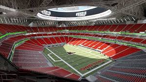 A Rendering Of The New Mercedes Benz Stadium The New Home Of The Atlanta Falcons Starting In The 2017 Nfl Season New Atlanta Nfl Stadiums Stadium