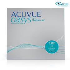 Keep Your Eyes Feeling Comfortable Throughout The Day With The Acuvue Oasys 1 Day Contact Lenses Designed With Hydraluxe Tech Contact Lenses Lenses Lenses Eye