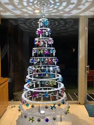 Decorated Wall Tree Modern Christmas Tree Collapsible Christmas Tree Modern Christmas