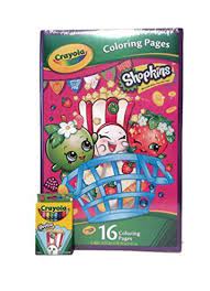 Crayola giant coloring pages features 18 page fun scenes of shopkins characters. Amazon Com Crayola Shopkins Giant 16 Page Coloring Activity Book Shopkins Crayola Crayons Pack Toys Coloring Books Coloring Pages Arts And Crafts For Kids