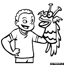Drawings of muppet babies for coloring. Puppet Coloring Page Free Puppet Online Coloring