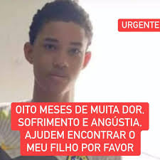 _Ajude-nos a Encontrar Alan! Estou desesperadamente procurando por meu  filho, Alan Carlos Nascimento dos Santos, de 15 anos, que está desaparecido  há 6 meses. Ele saiu para pedalar no bairro onde residimos