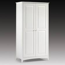 They are made of different materials. Cheap Wardrobe In White Lacquer 2 Door Wardrobe Robinsons Beds
