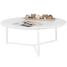 Wohnling Design Couchtisch Mdf Holz Weiss Matt Gestell Metall O 80 Cm Wohnzimmertisch Lackiert Sofatisch Mod Wohnzimmertisch Wohnzimmer Tisch Weiss Sofa Tisch