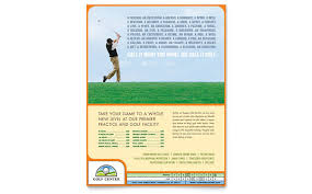· are transferable to another person deemed by recipient. Golf Instructor Course Flyer Template Design