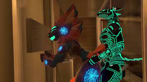 Protogen Furry Gets Fucked in Shower by Synth - Pornhub.com