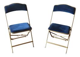 Royal Blue Velvet Folding Chairs Chair Folding Chair Side Chairs
