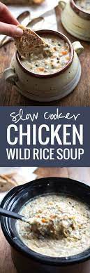 Crockpot Chicken Wild Rice Soup Recipe Slow Cooker Soup Wild Rice Soup Recipes Cooker Recipes