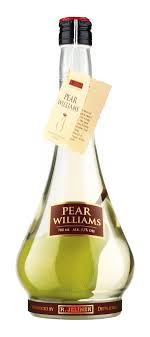 Pear brandy WILLIAMS with a pear inside