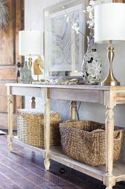 How to decorate entryway console table. Entryway Console Table Styling Tips How To Decorate Any Table Blog Hop