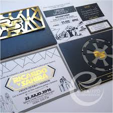 Star Wars Wedding Invitation Invitacion De Boda Star Wars Un Dia Genial Para Siempre Creativoruben Star Wars Wedding Star Wars Wedding Theme Star Wars Party