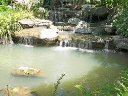 A brand new or existing one. A Small Garden Of Artificial Waterfall Rocks And Small Pond Stock Photo Picture And Royalty Free Image Image 31085654
