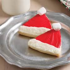 Why, that would be freshly baked cookies wafting from the kitchen, of course! Santa Hat Cookies Paula Deen Magazine