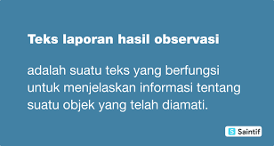 Buat kamu yang sedang belajar al qur'an, apakah santri atau mahasiswa perguruan tinggi islam, sebaiknya mengetahui cara membuat tulisan arab di word. Teks Laporan Hasil Observasi Penjelasan Dan Contoh