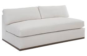 Depending on what type of sleeper sofa you need or the guests that will be using the sleeper, choosing the proper mattress hangs on personal preference. One Kings Lane Pratt Armless Sleeper Sofa White Crypton One Kings Lane