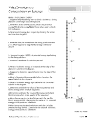 207 chemistry worksheet templates are collected for any of your needs. Phyzspringboard Conservation Of Energy Worksheet For 10th 12th Grade Lesson Planet