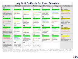 California Bar Exam 30 Day Study Schedule California Bar Exam Bar Exam Study Schedule