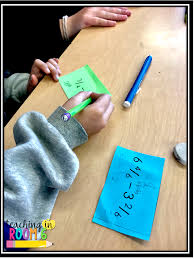 The tower card depicts a high spire nestled on top of the mountain. Math Problem Index Card Tower A Fun Review Game Teaching In Room 6