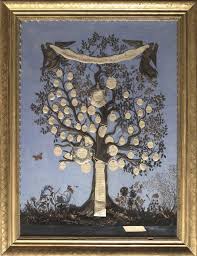 Arbre Genealogique Fait Avec Des Cheveux Par Elisa Polazzi Maison Bonaparte Devenue Imperiale De France Ajaccio Musee De La Maison Bo Genealogia Arboles