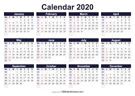 Save them into your device and do share them with others also. Free Printable 2020 Calendar With Week Numbers