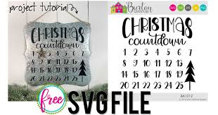 Download Easy Magnetic Christmas Countdown Sign Burton Avenue