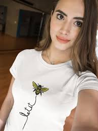 Let It Bee Women's T Shirt, Bee T-shirt, Bee Tee Shirt Any Colour, Novelty  Gift Ladies T-shirt, Save the Bees, Bee Tshirt, Gift for Her
