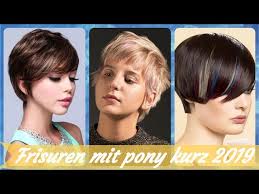 Längst hat er sich seinen platz auf den laufstegen und bei den damals wie heute war man sich über eines klar: Die Neue 20 Ideen Zu Frisuren Kurz Stufig Mit Pony 2019 Youtube