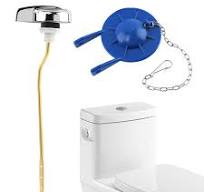 QWLWBU Kit universal de substituição de alça de vaso sanitário, alavanca de  descarga de tanque de vaso sanitário, montagem lateral/angular, alavanca ...