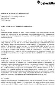 ► situaţii financiare conform noilor standarde naţionale de contabilitate prezentarea situațiilor financiare. Conturile Anuale Ale Bce 2019