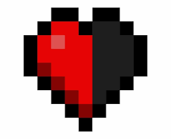 Minecraft Kalp Png Minecraft Half Heart Transparent Png Image For Free Download Explore More High Quality Free Png Images On Trzcacak Rs Kalp