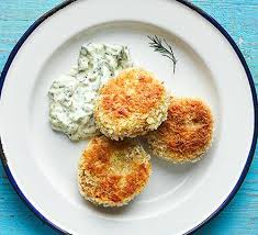 Little Crab Cakes Herby Tartare Bbc Good Food Middle East Recipe Bbc Good Food Recipes Crab Cakes Food