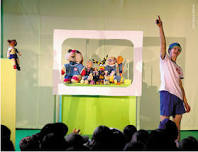SPIELKORB Kindertheater - Vollpfosten
