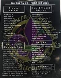 southern comfort kitchen menu in castro