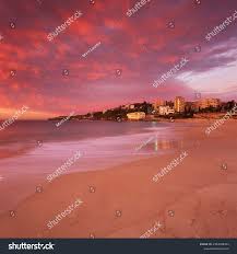 Coogee Beach Sydney On Blood Red Stock Photo 2351709111 | Shutterstock