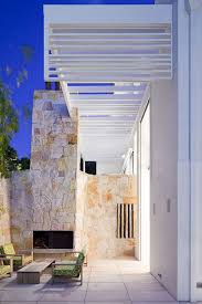 Outside Area At Honiton Residence By Mck Architects Exterior Wall Design Architecture Architecture House