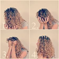 How To Scrunch Out The Crunch 1 Put Your Hands Underneath Your Curls And Place Them Into Your Hands 2 W Scrunched Hair Curly Hair Tips Scrunch Hair Tutorial