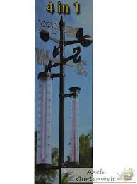 Garten wetterstation 109cm wetterhahn wetterfahne windrad garten id 16800290 mehrfach vorhanden! Thermometer Und Windrichtungsanzeiger Im Garten Und Innen Wetterstation Mit Regenmesser Wetterstationen Zaegel Held Garten