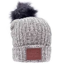 Black Speckled Cuffed Pom Beanie Black Pom Love Your Melon Love Your Melon Hats Pom Beanie