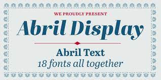 The company is the holding company of editora abril. Abril Webfont Desktop Font Myfonts
