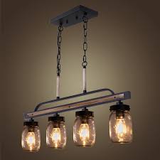 Meyda tiffany 3.75 w mason jar quart mini pendant. Lighting Home Living Retro Light Fixture 3 Mason Jar Chandelier Matte Black Mason Jar Pendant Light
