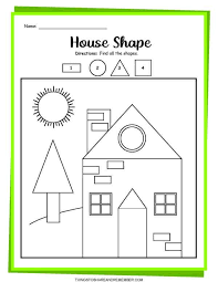 parts of the house activity printables share remember celebrating child home