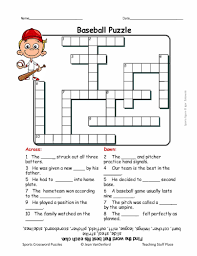 Get hints, track time, print, access previous puzzles and much more. Sports Crosswords Vocabulary Gr 4 5 6