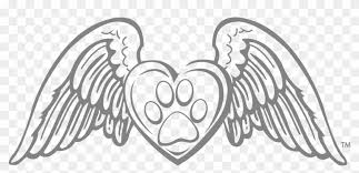 Pawprint Drawing Cartoon Angel Wings Png Transparent Png 2230x976 44832 Pngfind Simple unique unusual elegant design concept. pawprint drawing cartoon angel wings