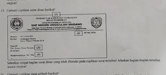 Surat tugas ini terkadang disebut juga surat perintah tugas atau disingkat spt. Sebutkan Bagian Surat Dinas Brainly Co Id