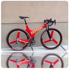 The parts of campagnolo are beautiful. Ferrari Bicycle From Colnago With Campagnolo Super Record Flickr