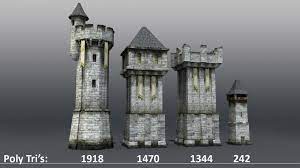 Medieval Castle Towers Wall 3d Model Watch Tower Architecture Minecraft Castle Walls Medieval Castle